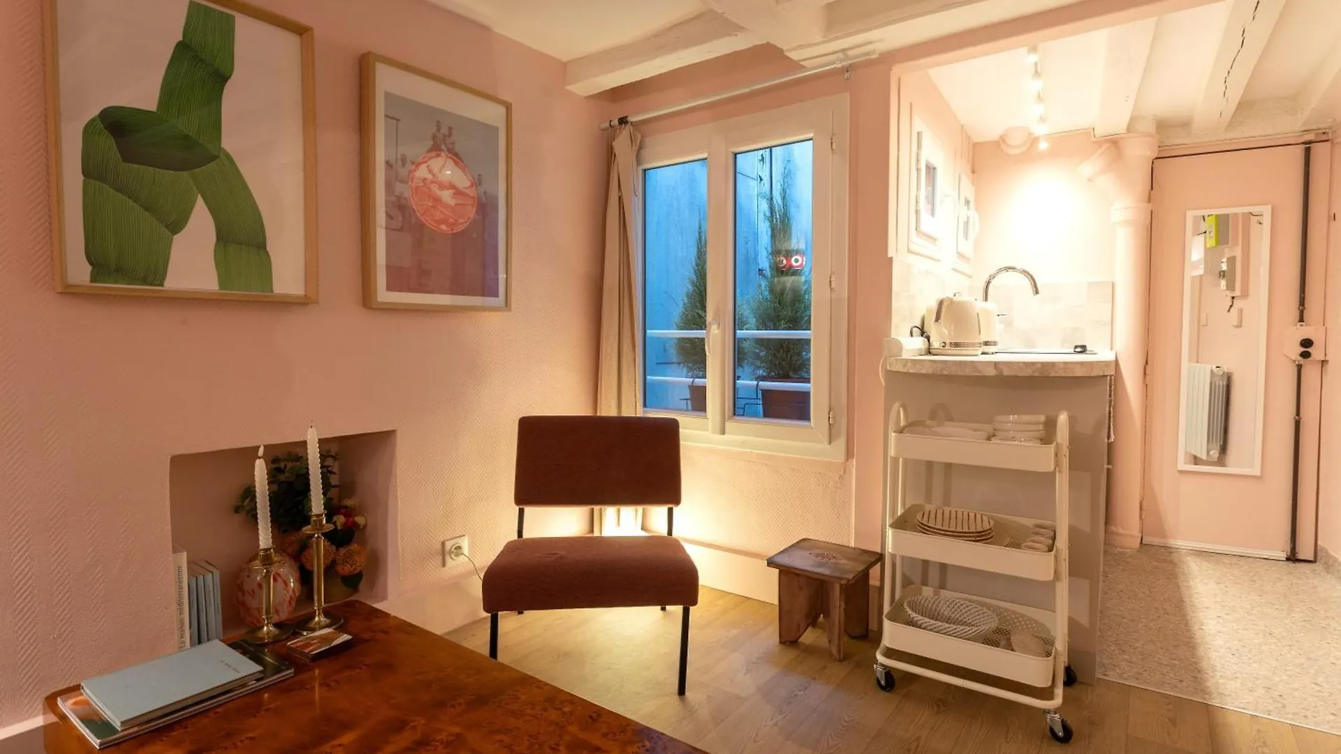 Appartement Charmant Duplex Historique Coeur Marais Parijs Frankrijk